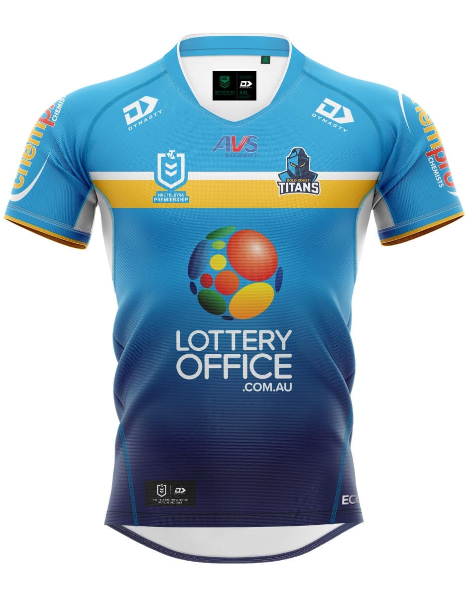 Gold Coast Titans NRL Mens Home Jersey