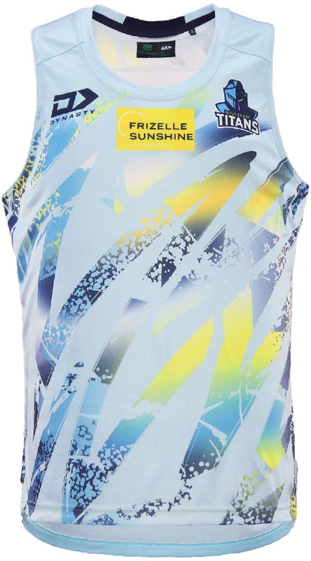Gold Coast Titans NRL Mens Light Training Singlet