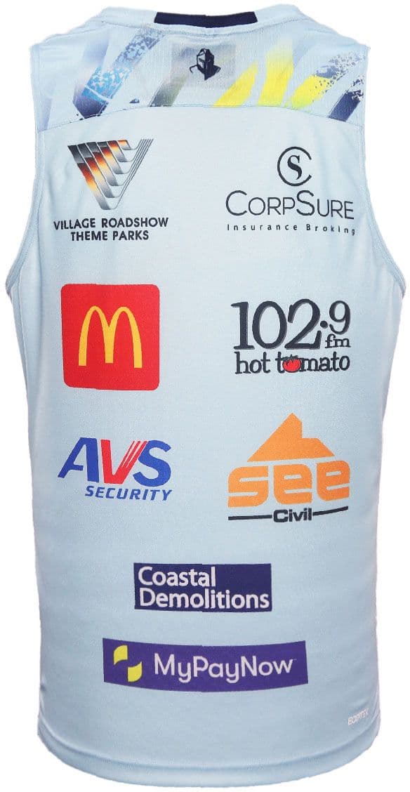 Gold Coast Titans NRL Mens Light Training Singlet - Image 2