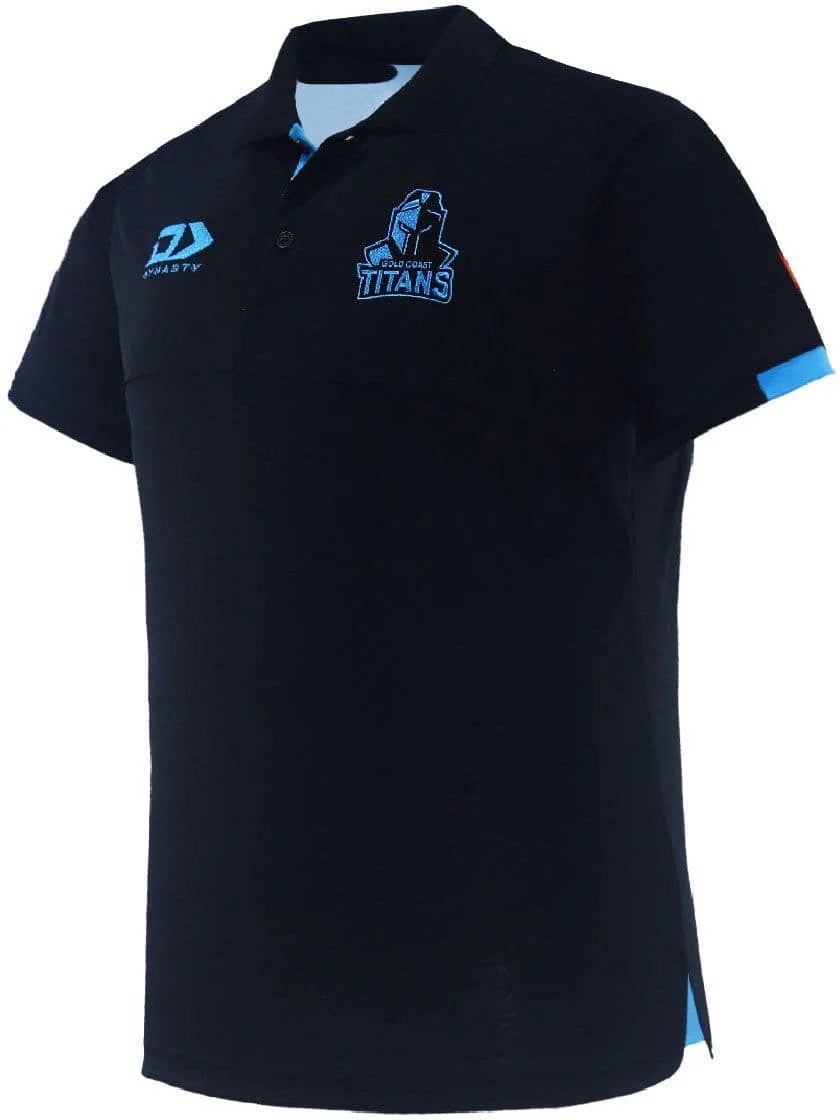 Gold Coast Titans NRL Mens Travel Polo Shirt - Image 3