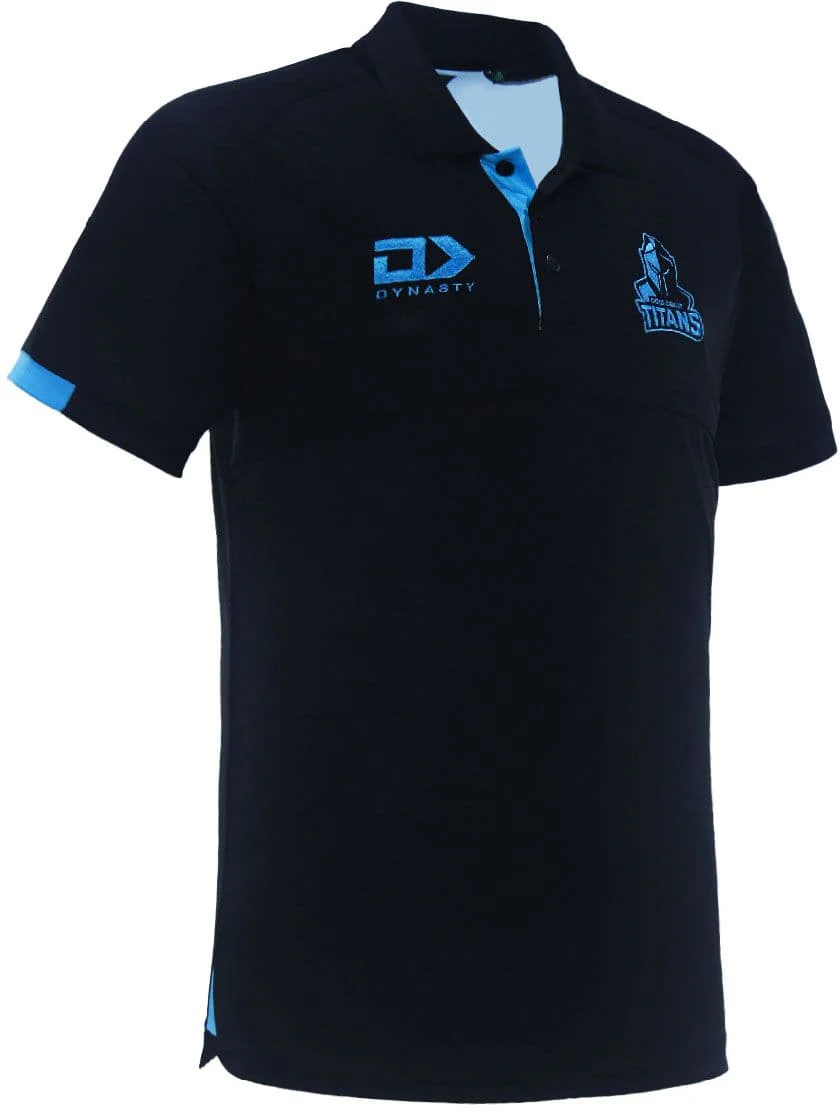 Gold Coast Titans NRL Mens Travel Polo Shirt - Image 4
