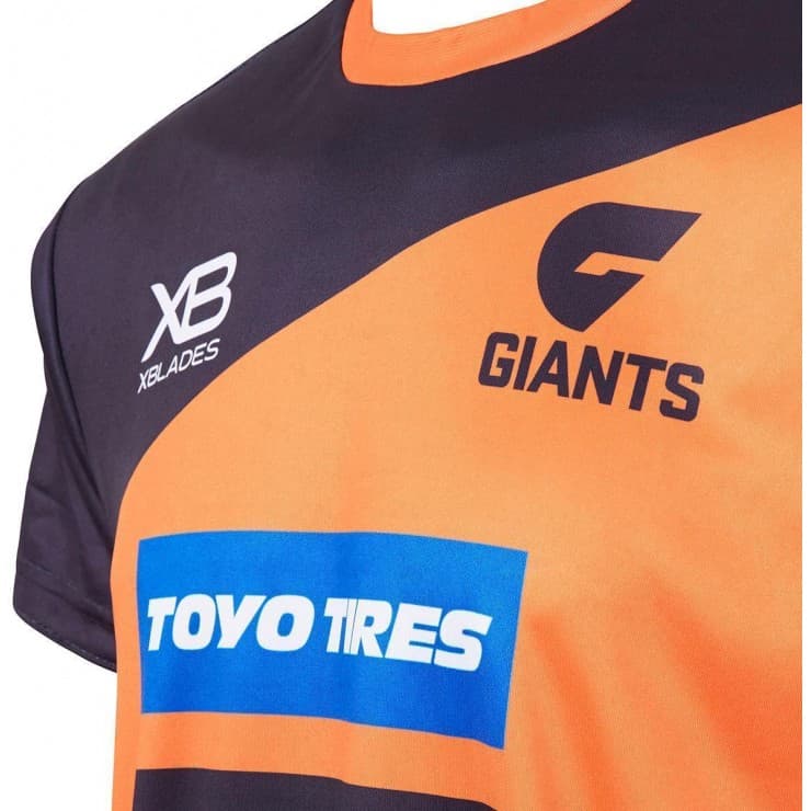 GWS Giants AFL Mens Orange Training Shirt - Image 3