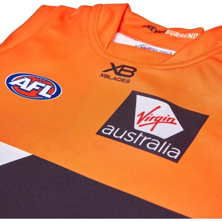 GWS Giants Kids AFL Home Guernsey - Image 3
