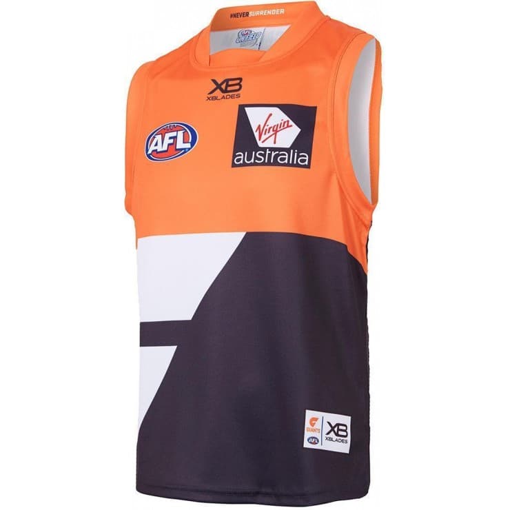 GWS Giants Mens Home AFL Guernsey - Image 10