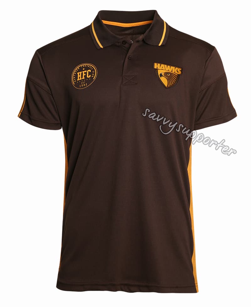 Hawthorn Hawks 2018 AFL Premium Polo Shirt - Image 10