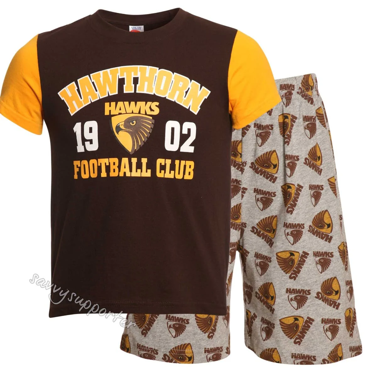 Hawthorn Hawks 2018 AFL Youth Pyjama Set