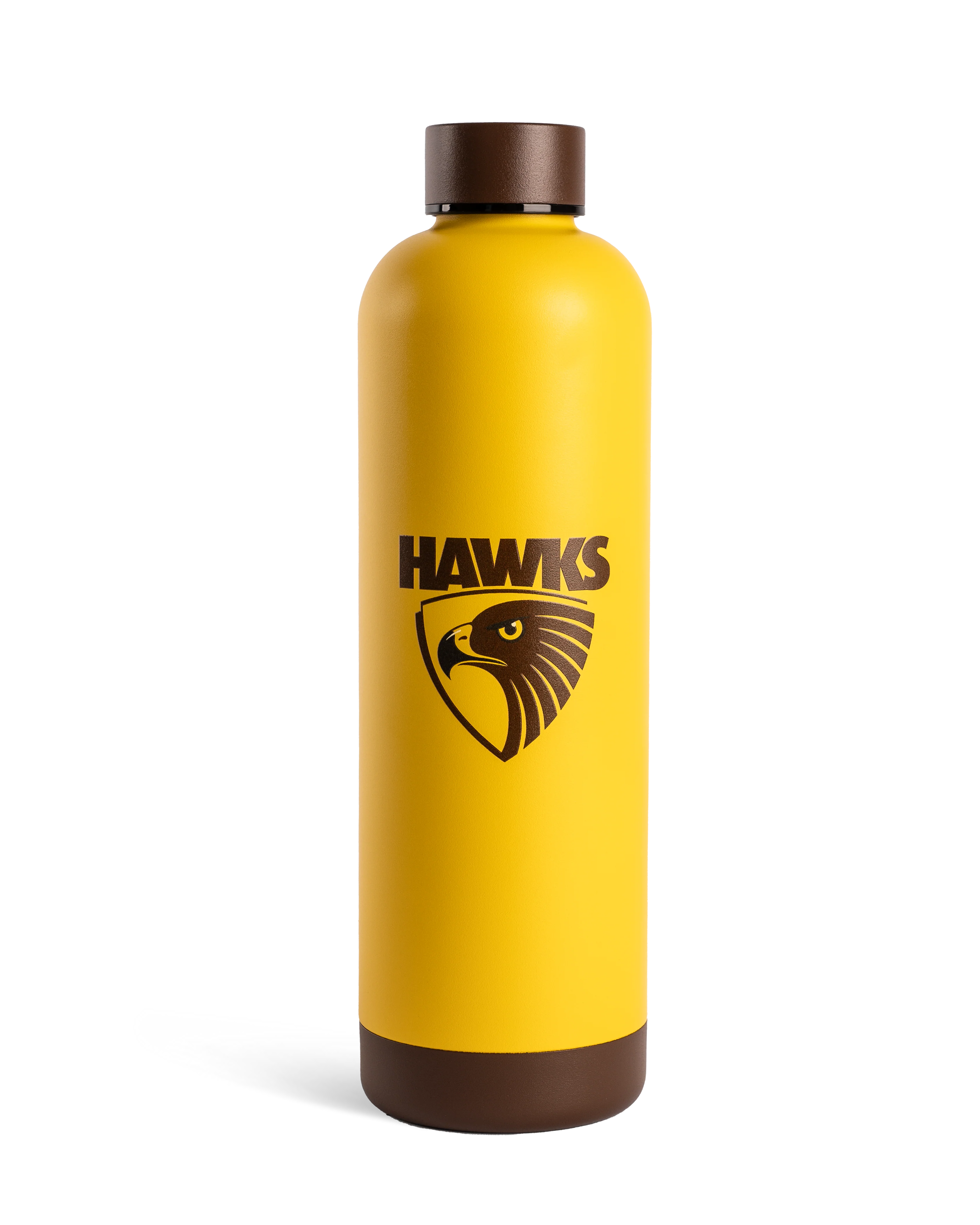Hawthorn Hawks 2026 AFL Yellow Insulated 750ml Stainless Steel Drink Bottle - Image 2