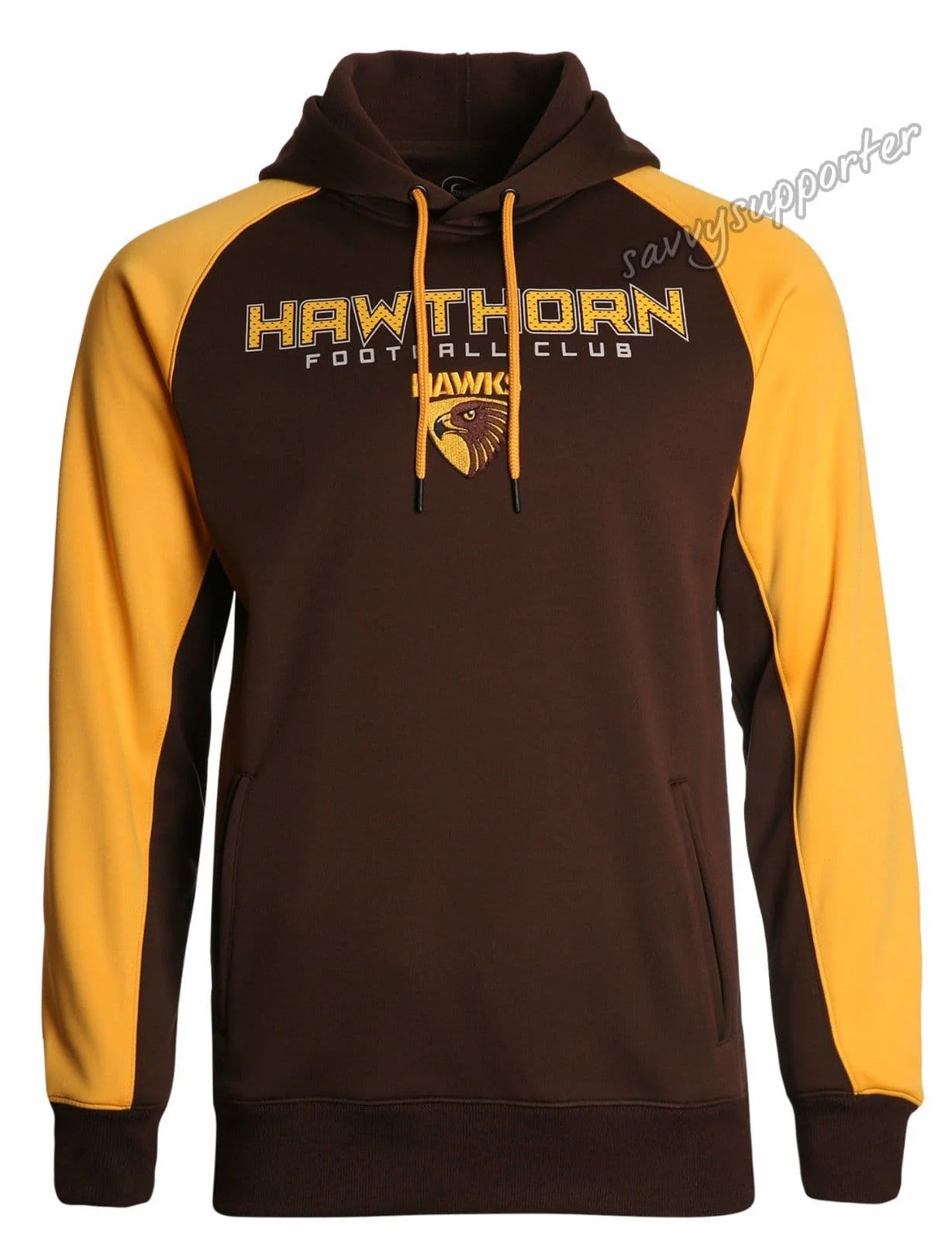 Hawthorn Hawks AFL Mens Premium Ultra Hood Hoody - Image 12