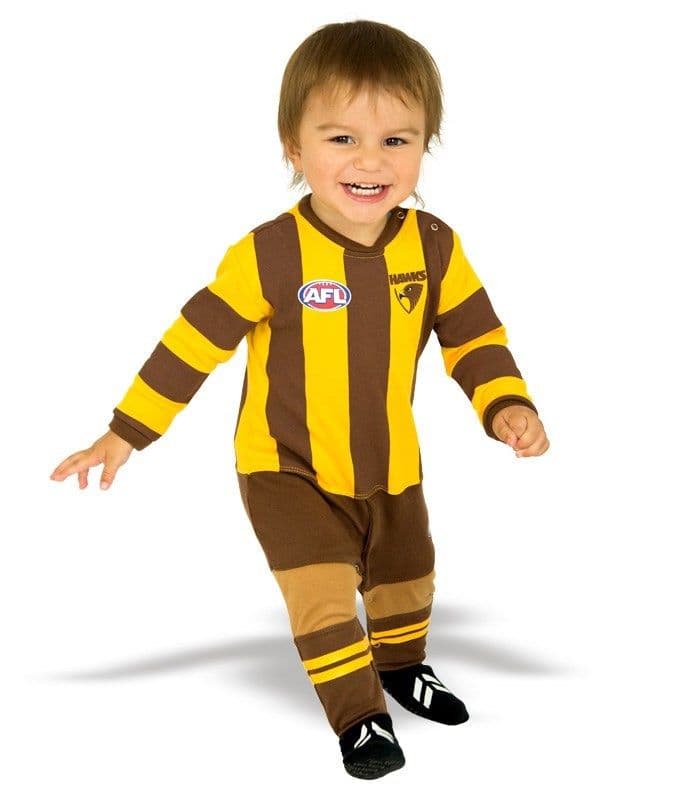 Hawthorn Hawks Infant Toddler Onesie Footysuit - Image 7