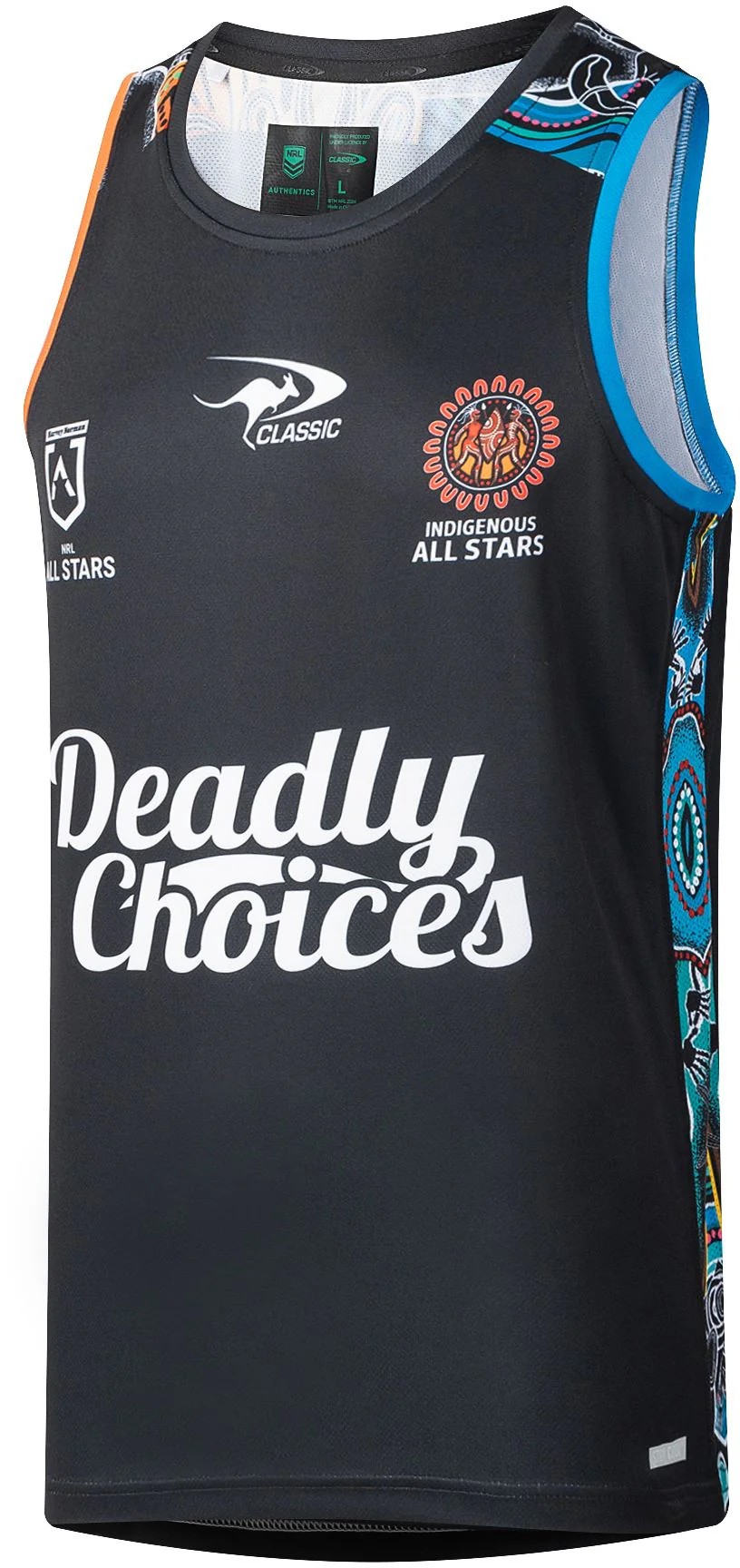 Indigenous All Stars 2026 NRL Mens Training Singlet