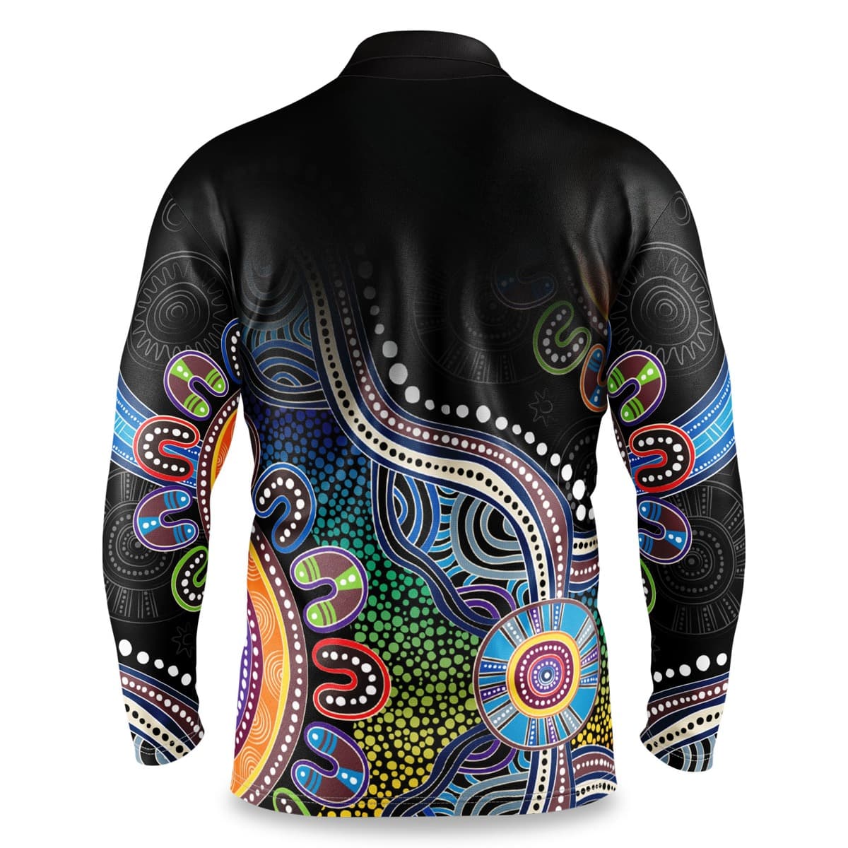 Indigenous All Stars NRL Mens 'Heritage' Fishing Shirt - Image 2
