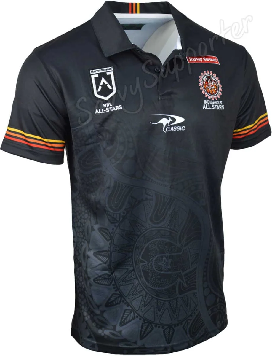 Indigenous All Stars NRL Mens Team Polo Shirt - Image 2