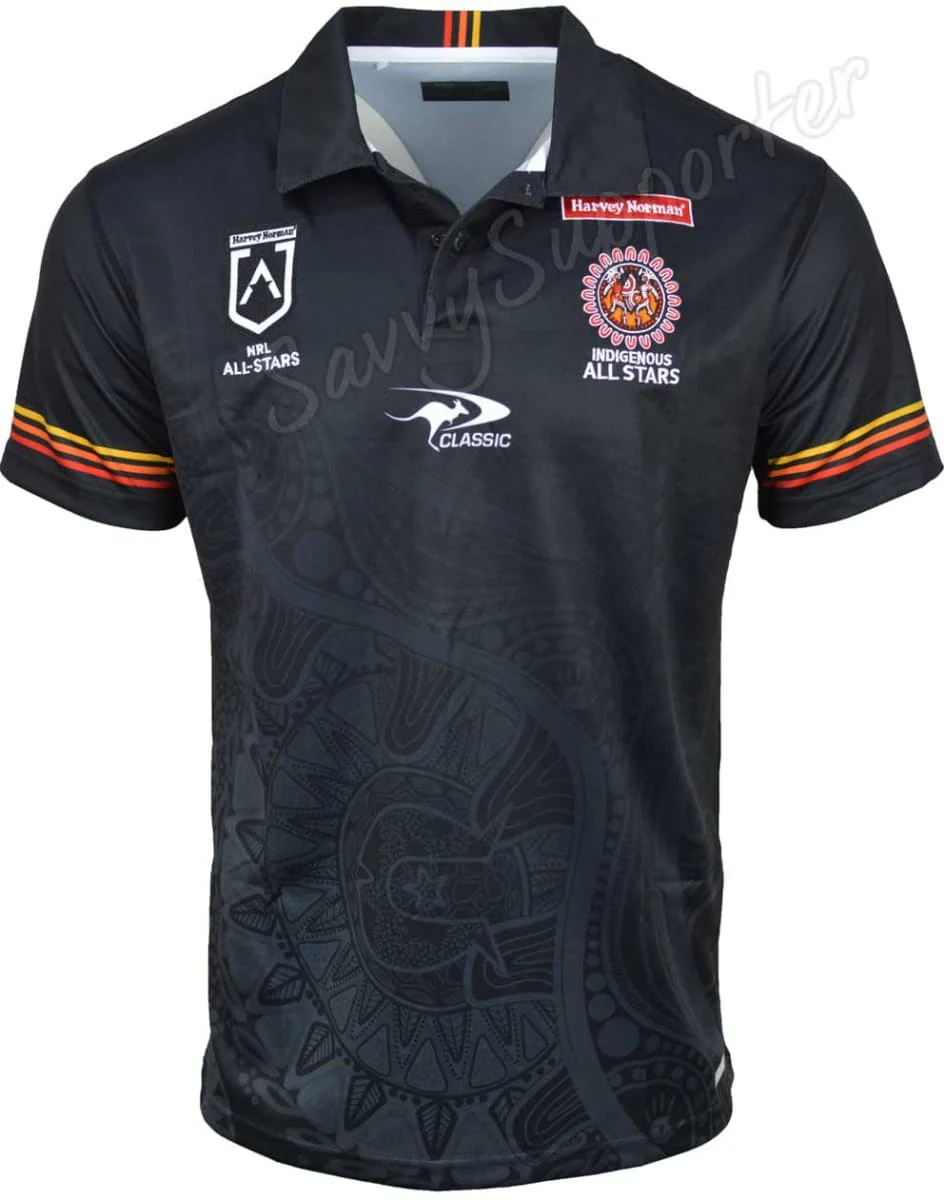 Indigenous All Stars NRL Mens Team Polo Shirt - Image 3