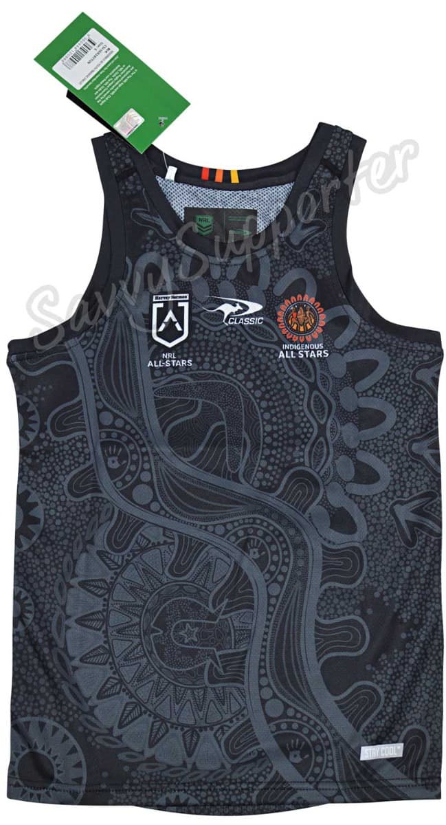 Indigenous All Stars NRL Kids Training Singlet