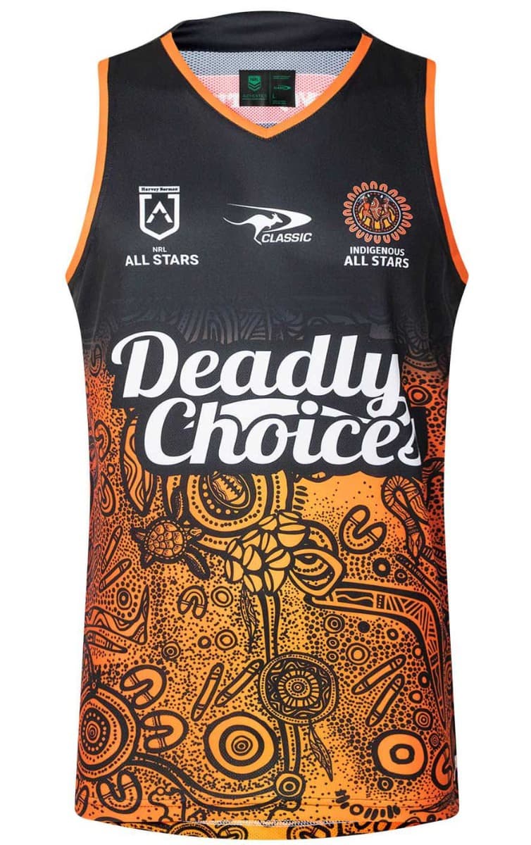 Indigenous All Stars NRL Mens Training Singlet