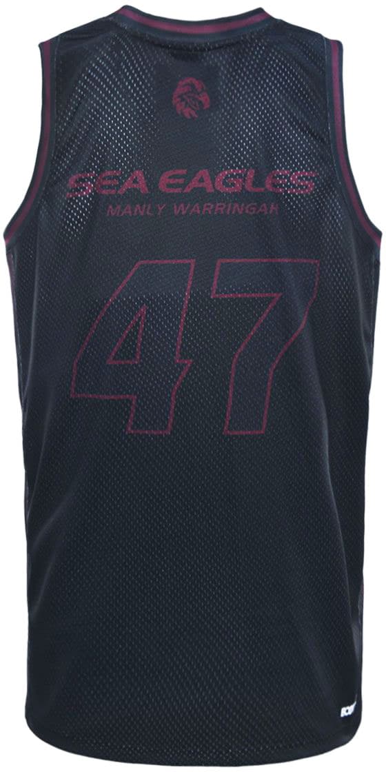 Manly Sea Eagles 2025 NRL Mens Basketball Singlet - Image 2