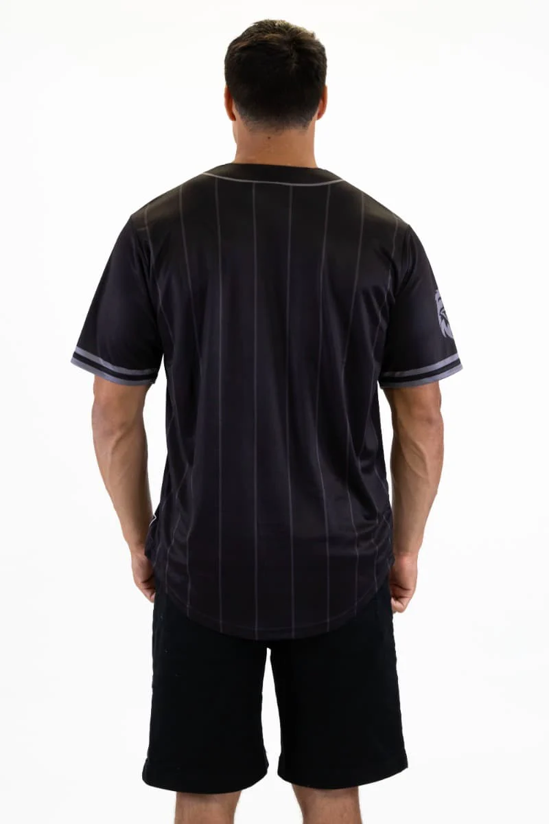 Manly Sea Eagles NRL Mens Blackout Baseball Shirt - Image 5