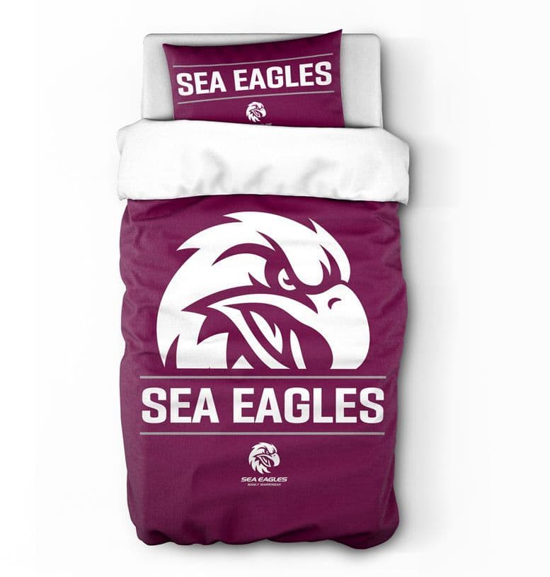Manly Sea Eagles 2026 NRL Single Quilt Set