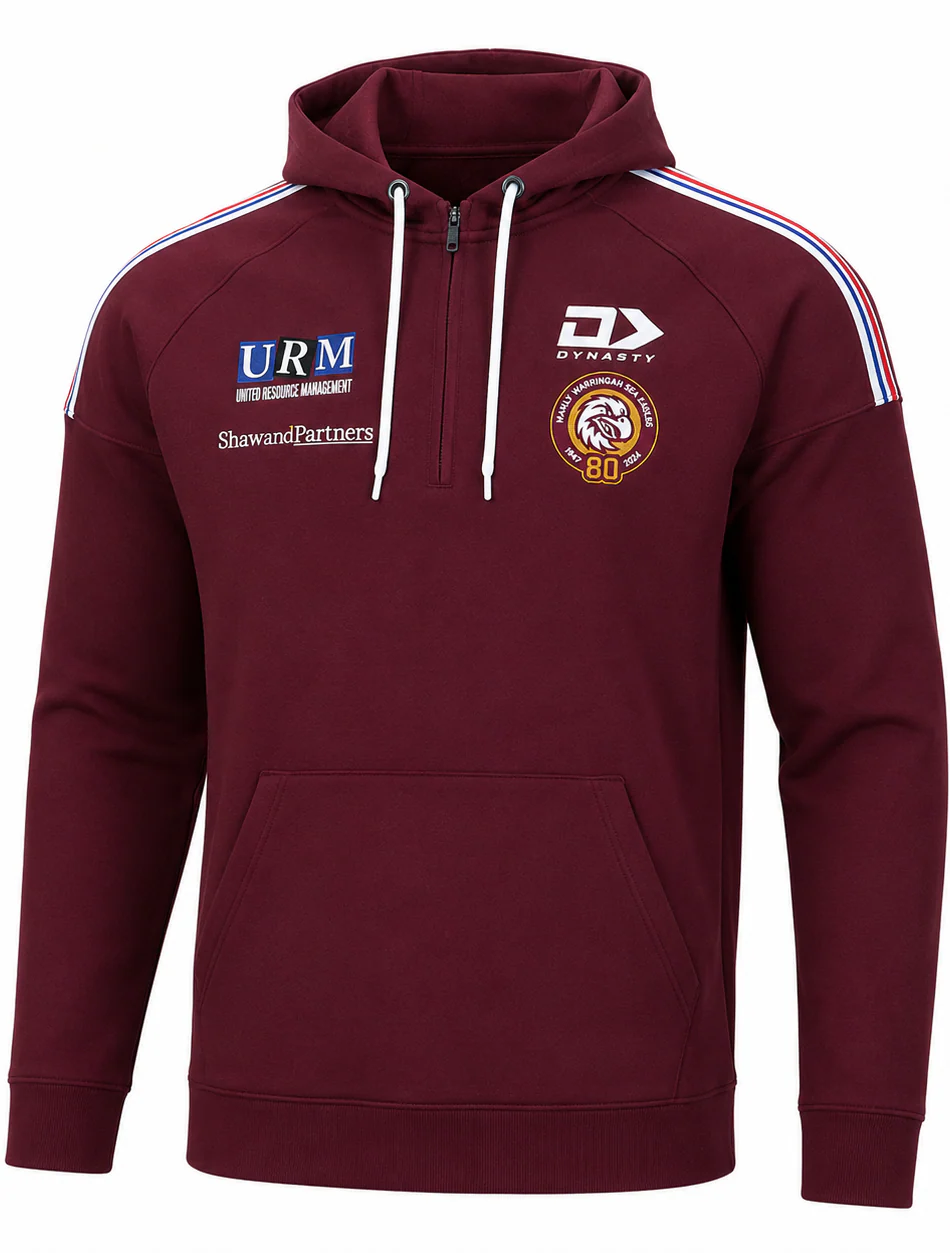 Manly Sea Eagles 2026 NRL Mens 1/4 Zip Hoodie