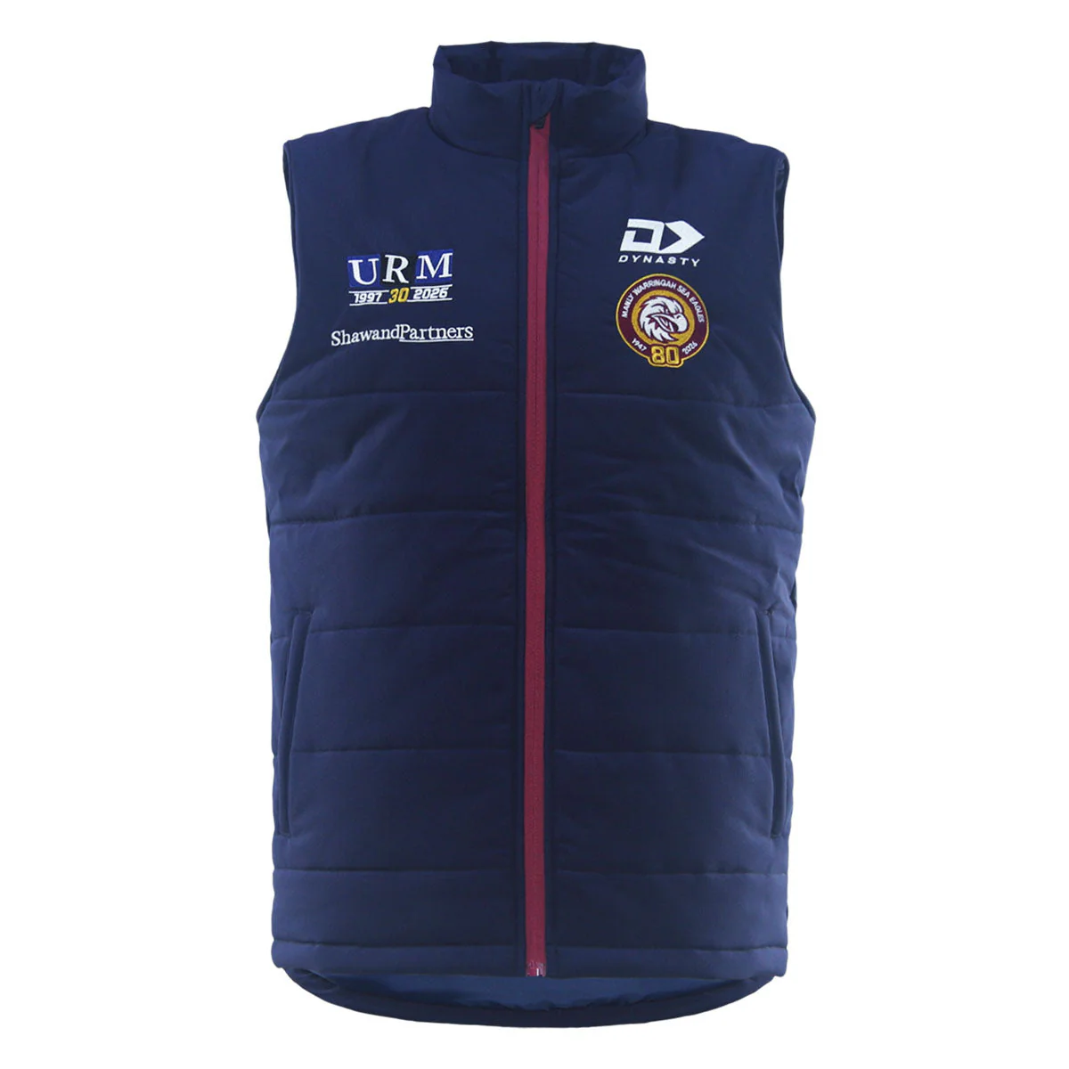 Manly Sea Eagles 2026 NRL Mens Padded Gilet - Image 4