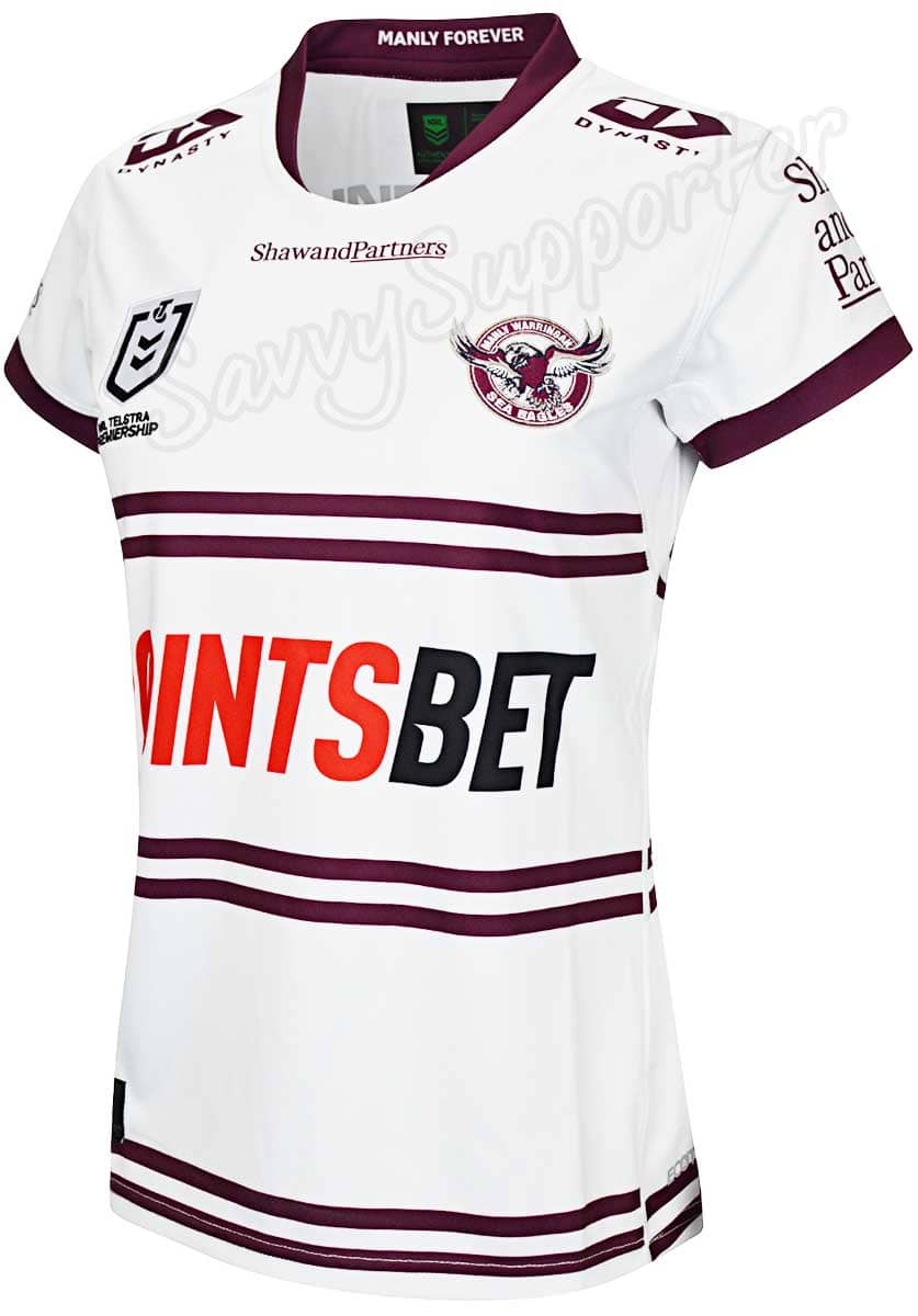 Manly Sea Eagles NRL Ladies Away Jersey