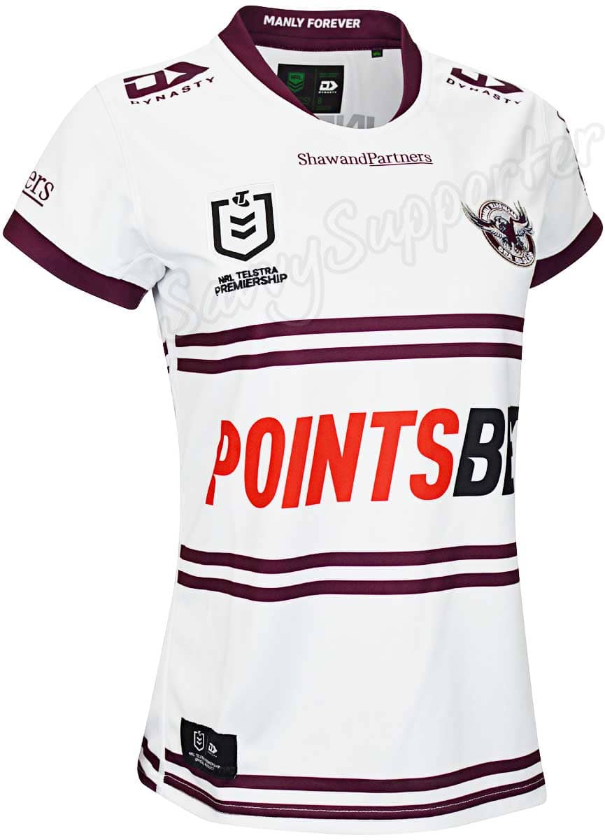 Manly Sea Eagles NRL Ladies Away Jersey - Image 2