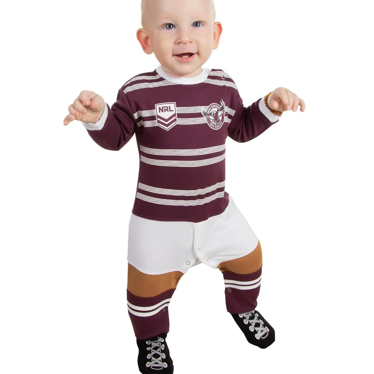 Manly Sea Eagles NRL Infant Footysuit