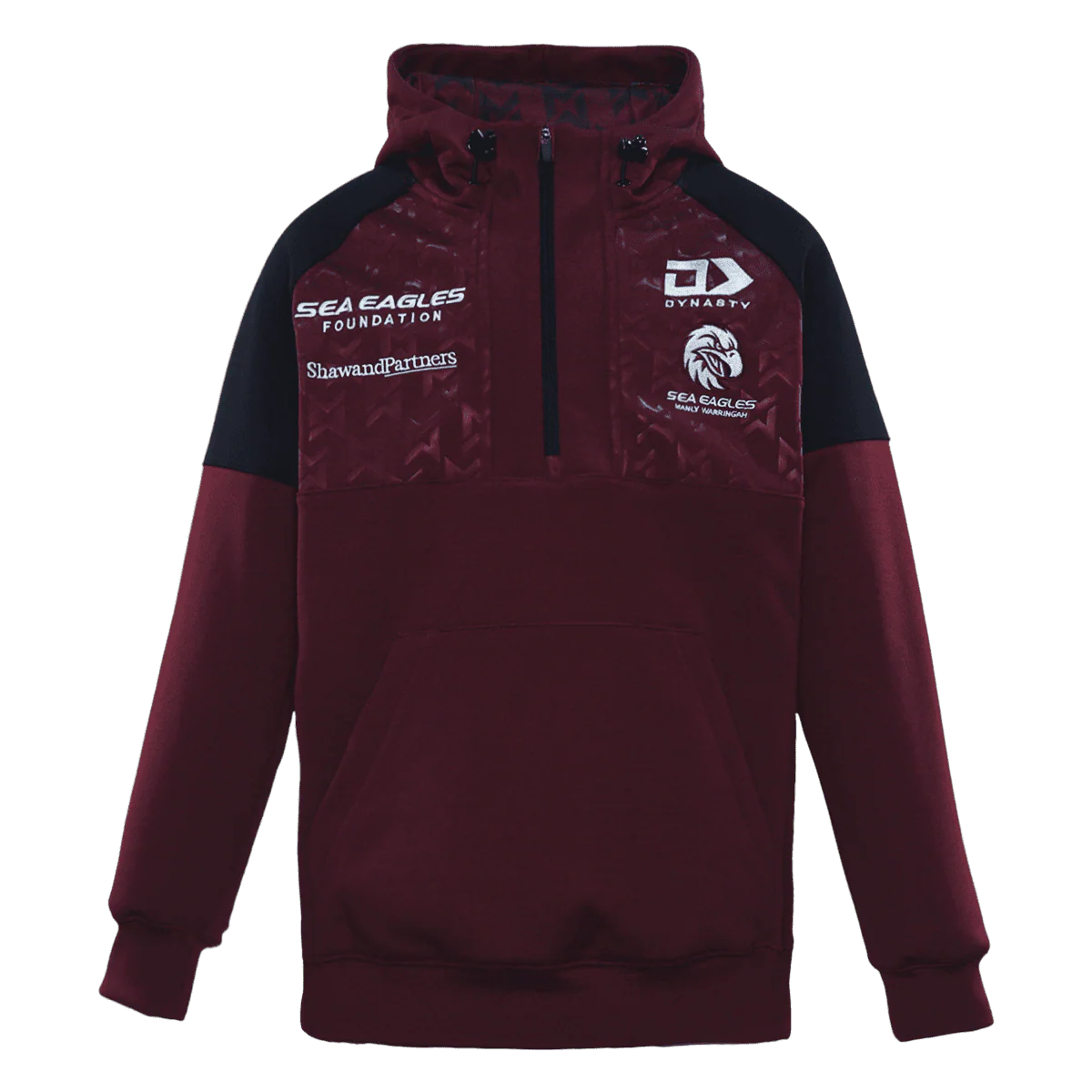 Manly Sea Eagles NRL Kids Qtr Zip Hoodie