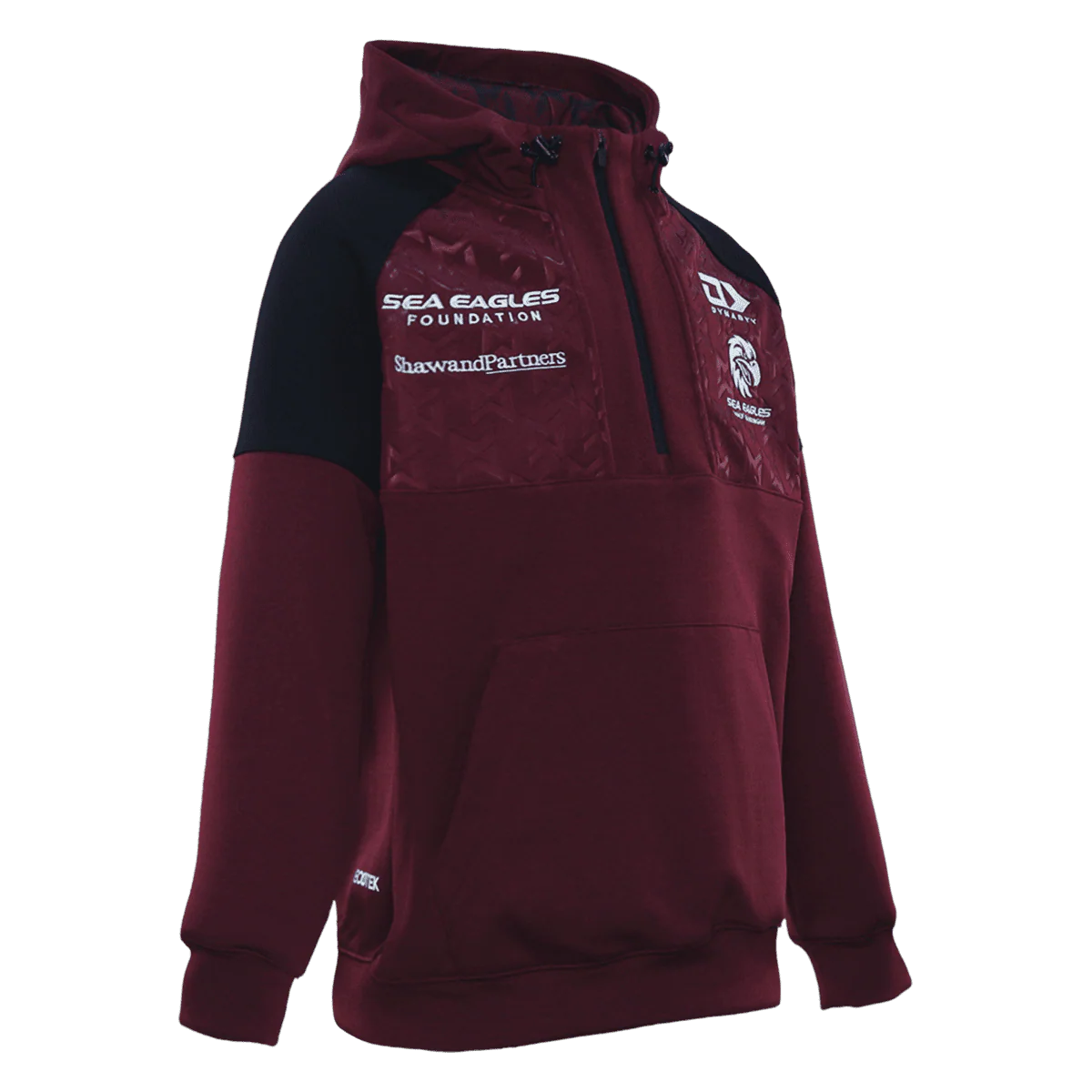 Manly Sea Eagles NRL Kids Qtr Zip Hoodie - Image 4