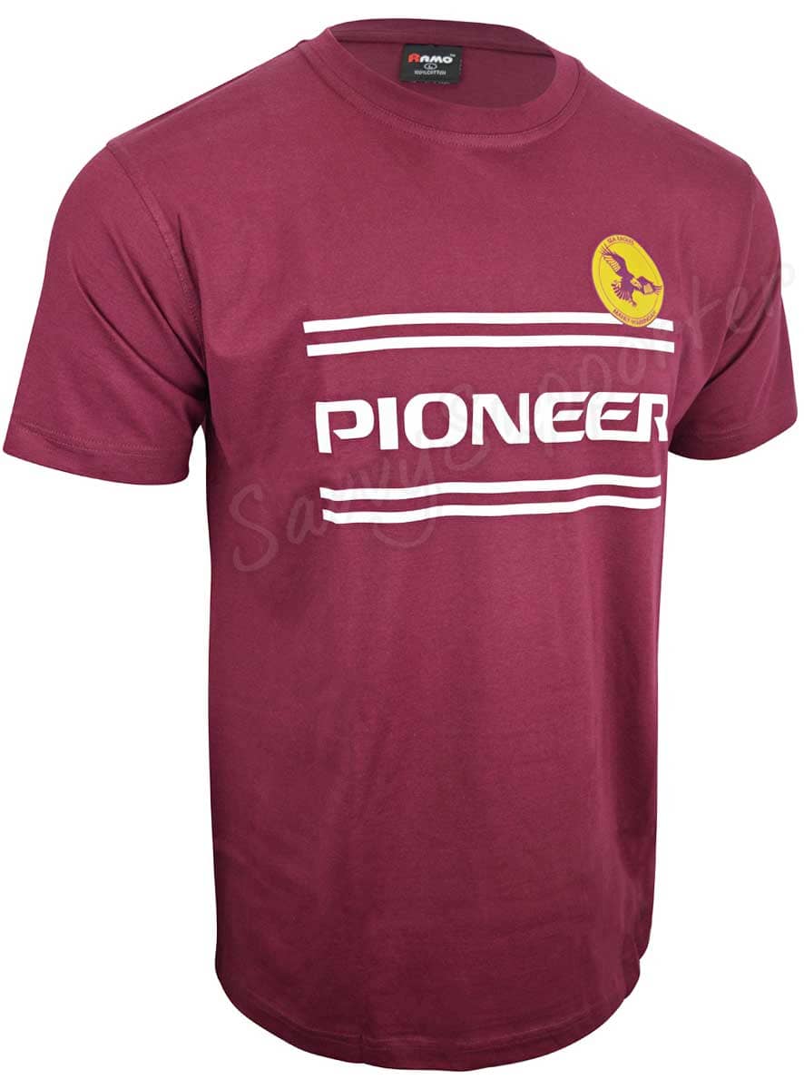 Manly Sea Eagles NRL Mens 1978 Pioneer Cotton Retro Tee - Image 2