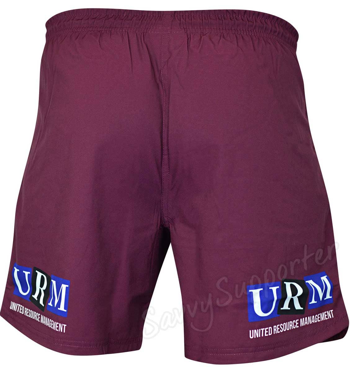 Manly Sea Eagles NRL Mens Alternate Zip Gym Shorts - Image 3