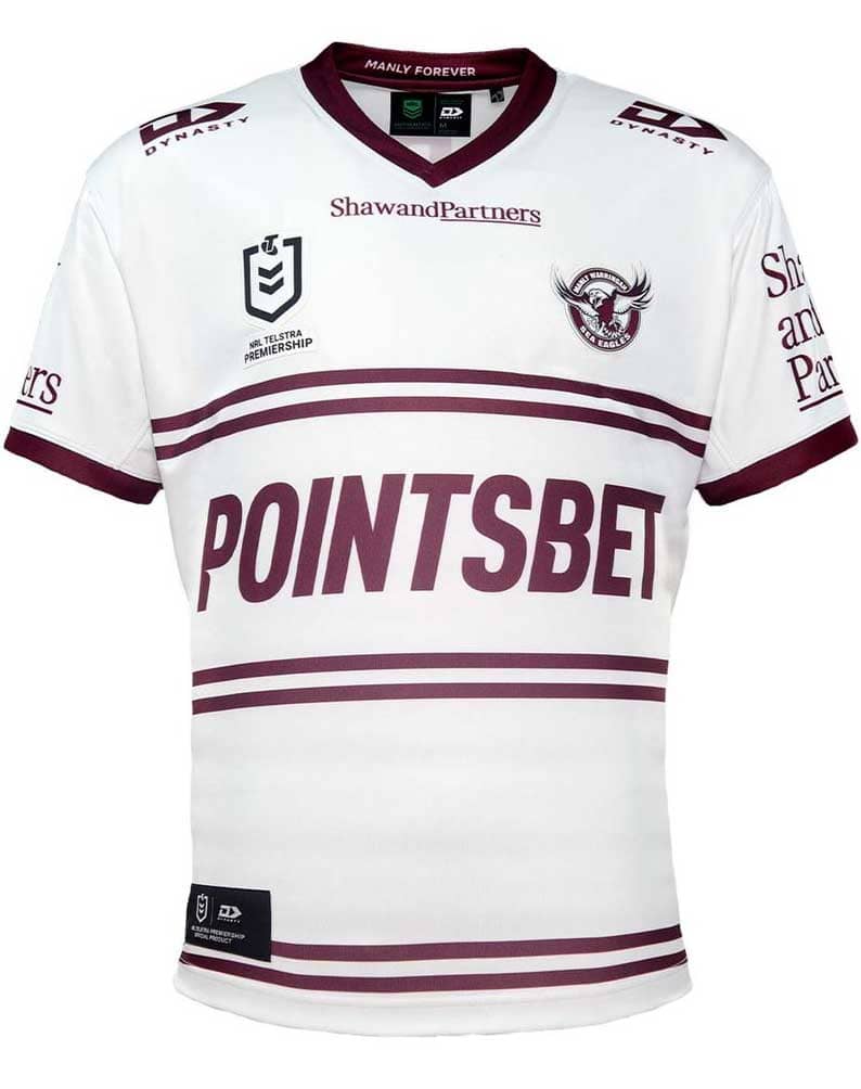 Manly Sea Eagles NRL Mens Away Jersey - Image 3