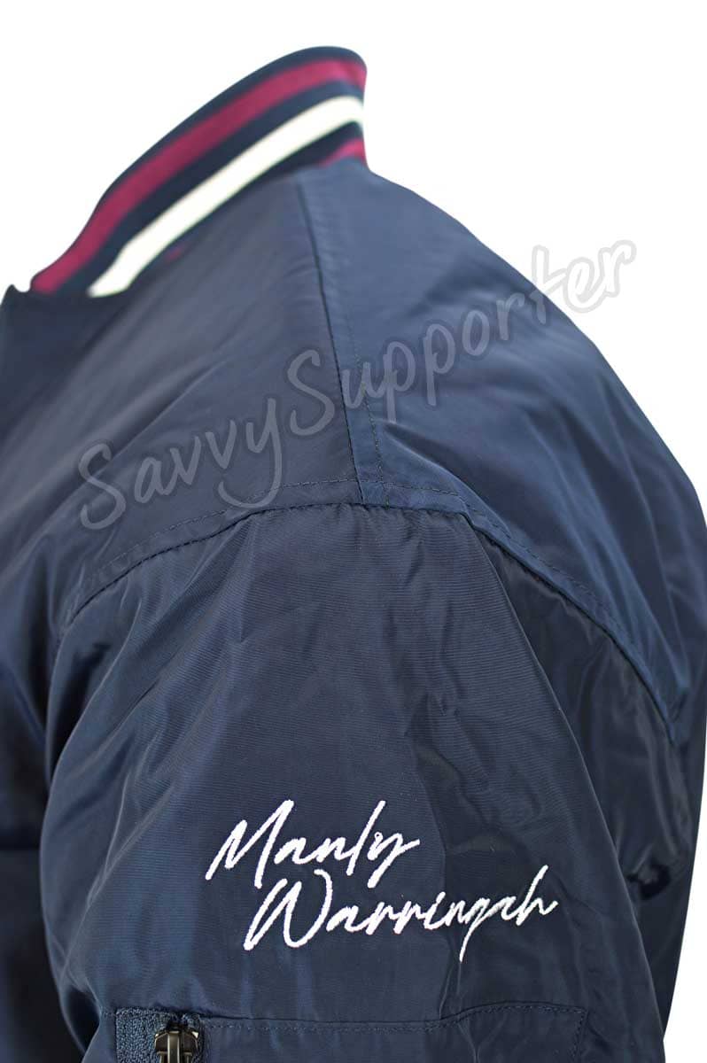 Manly Sea Eagles NRL Mens Bomber Jacket - Image 9