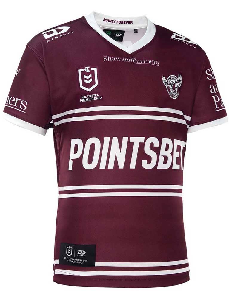 Manly Sea Eagles NRL Mens Home Jersey - Image 2