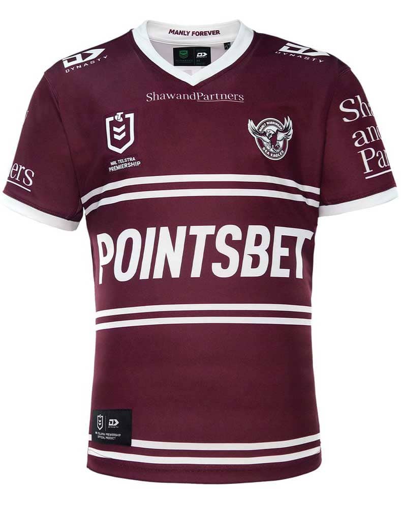 Manly Sea Eagles NRL Mens Home Jersey - Image 3