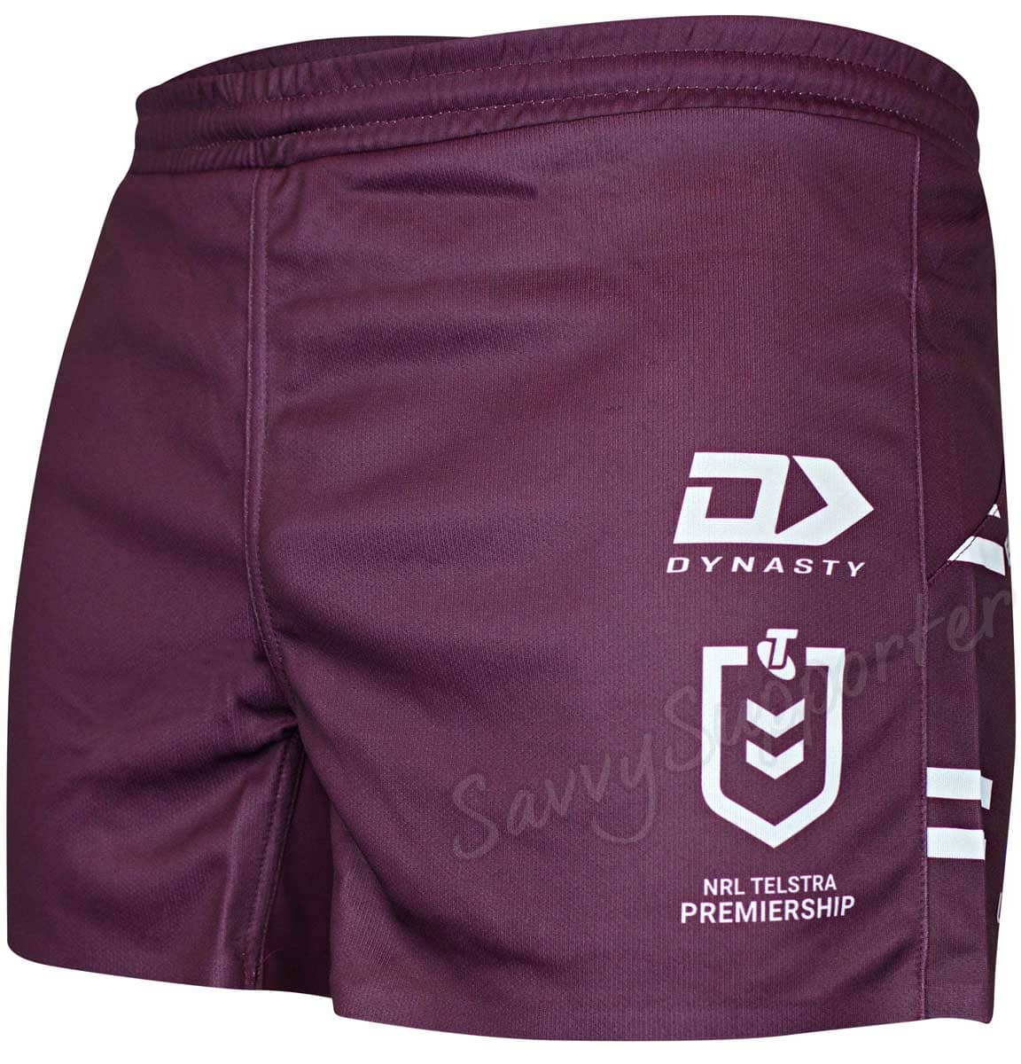 Manly Sea Eagles NRL Mens Players Maroon Away Shorts