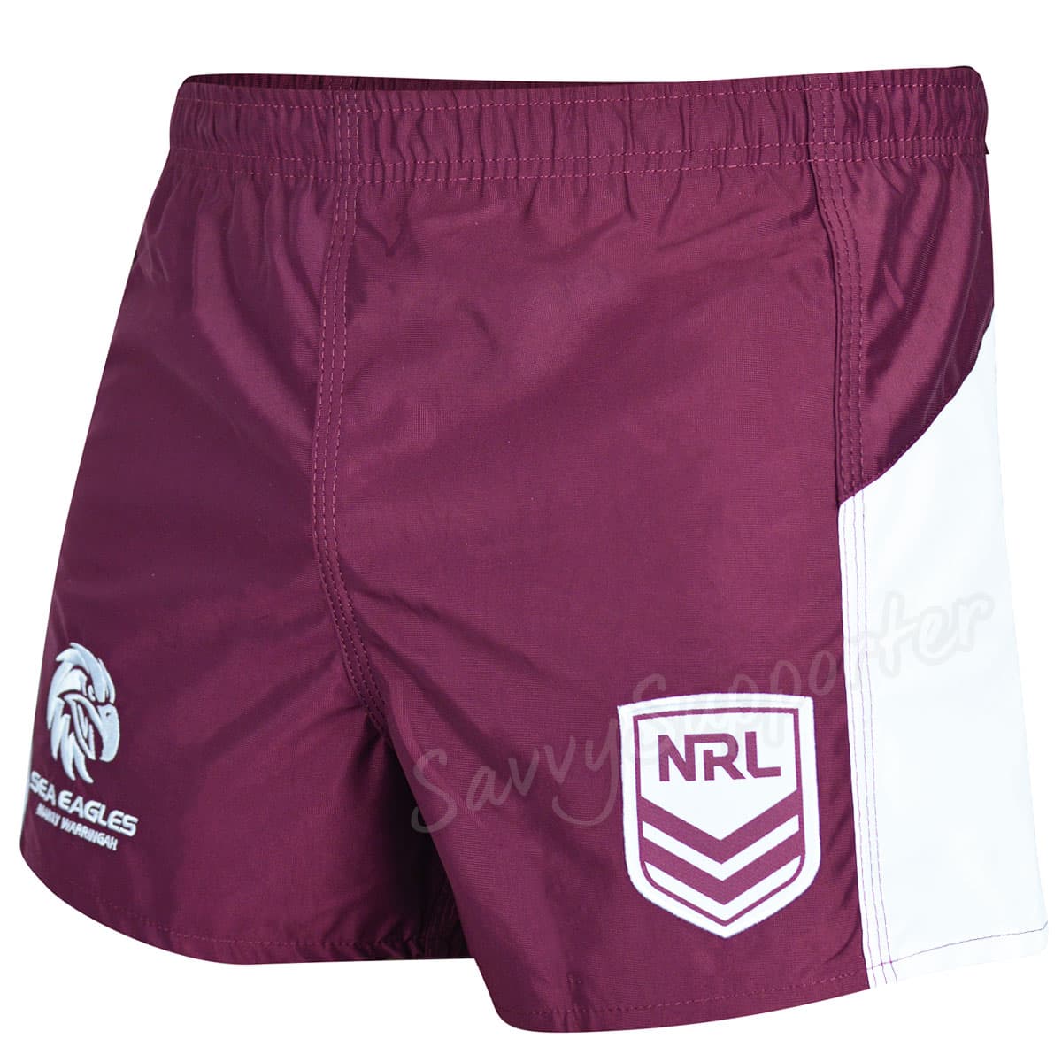 Manly Sea Eagles 2026 NRL Mens Supporter Footy Shorts - Image 2