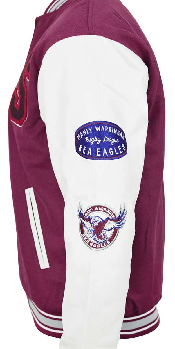 Manly Sea Eagles NRL Mens Varsity Jacket ***OVERSIZE PRODUCT*** - Image 2
