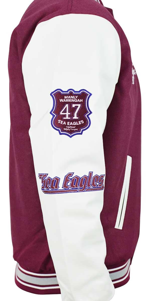 Manly Sea Eagles NRL Mens Varsity Jacket ***OVERSIZE PRODUCT*** - Image 4