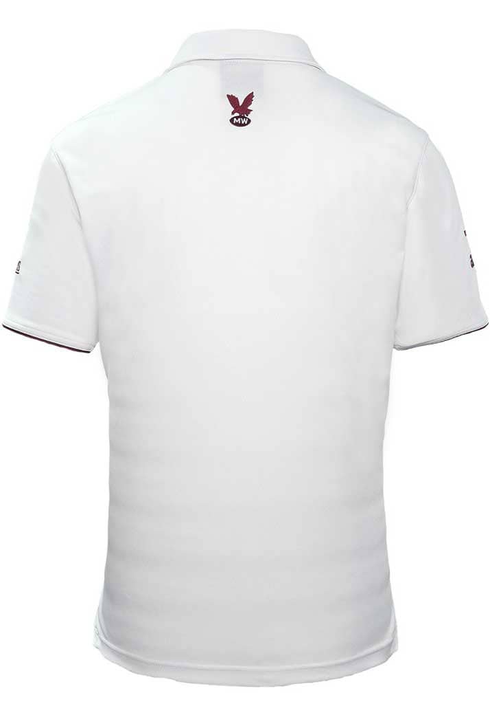 Manly Sea Eagles NRL Mens White Alternate Polo Shirt - Image 4