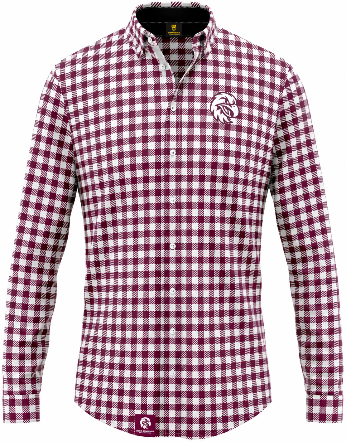 Manly Sea Eagles NRL Mens Dawson Business Shirt - Image 2