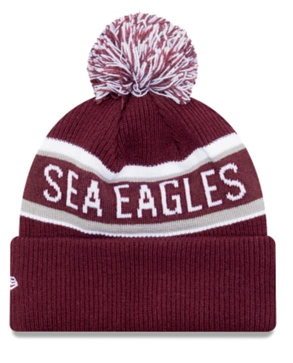 Manly Sea Eagles NRL New Era Cuff Beanie - Image 2