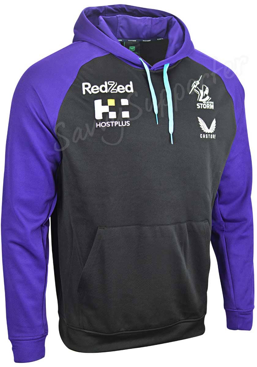 Melbourne Storm NRL Mens Training Hoody - Image 3
