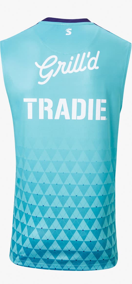 Melbourne Storm NRL Mens Turquoise Training Singlet - Image 2