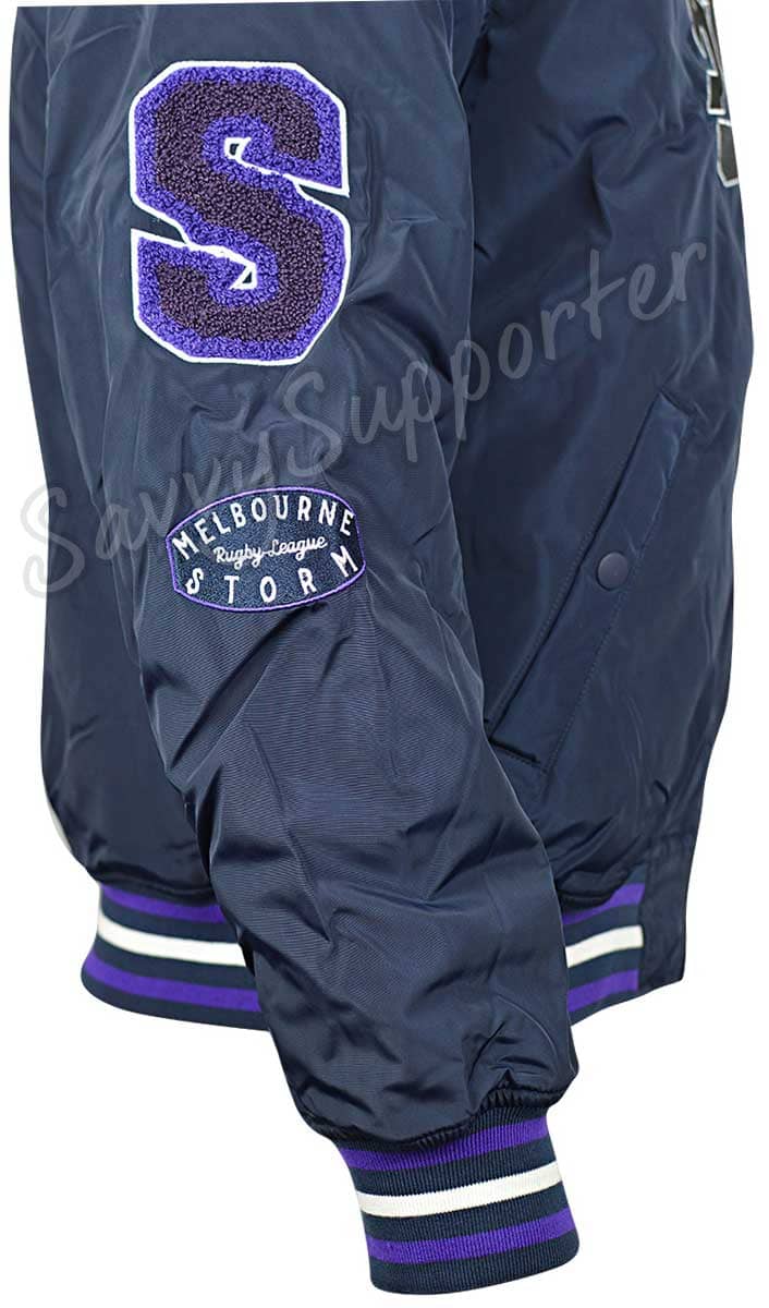 Melbourne Storm NRL Mens Bomber Jacket - Image 4