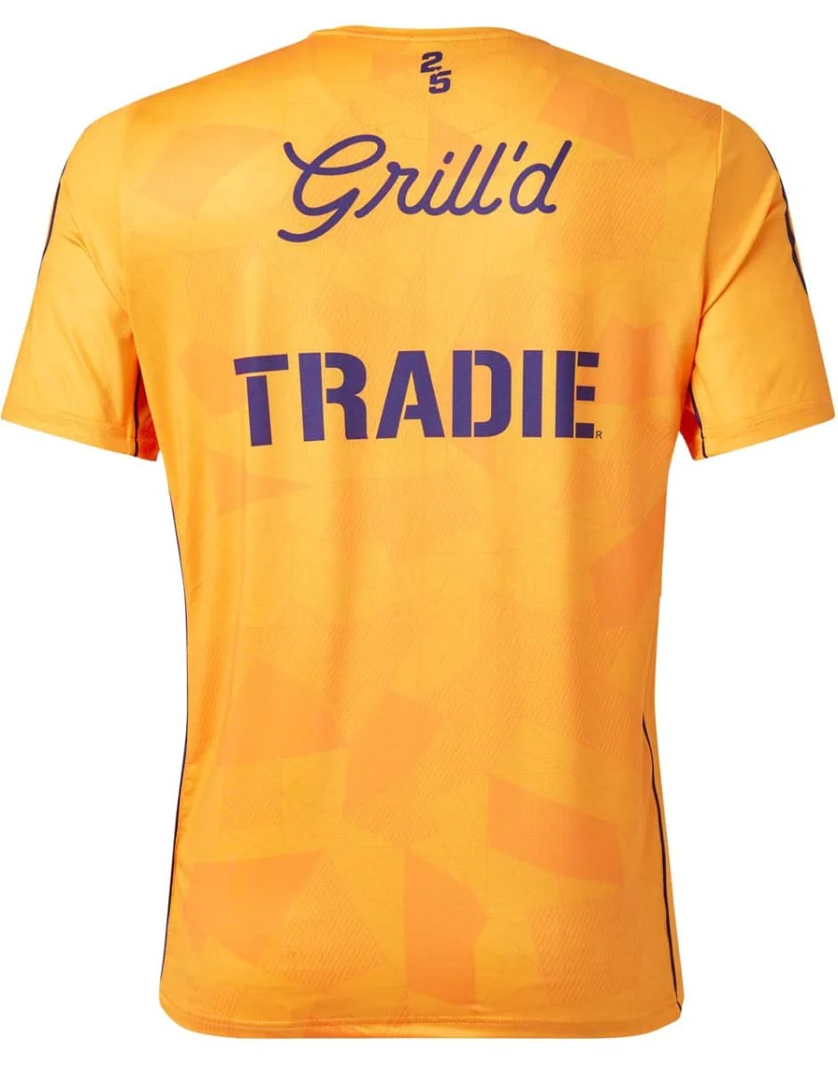 Melbourne Storm 2023 NRL Mens Orange Training Shirt - Image 4