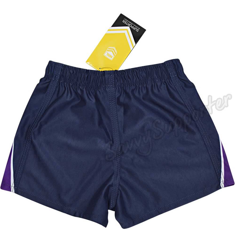 Melbourne Storm 2026 NRL Kids Supporter Footy Shorts - Image 2