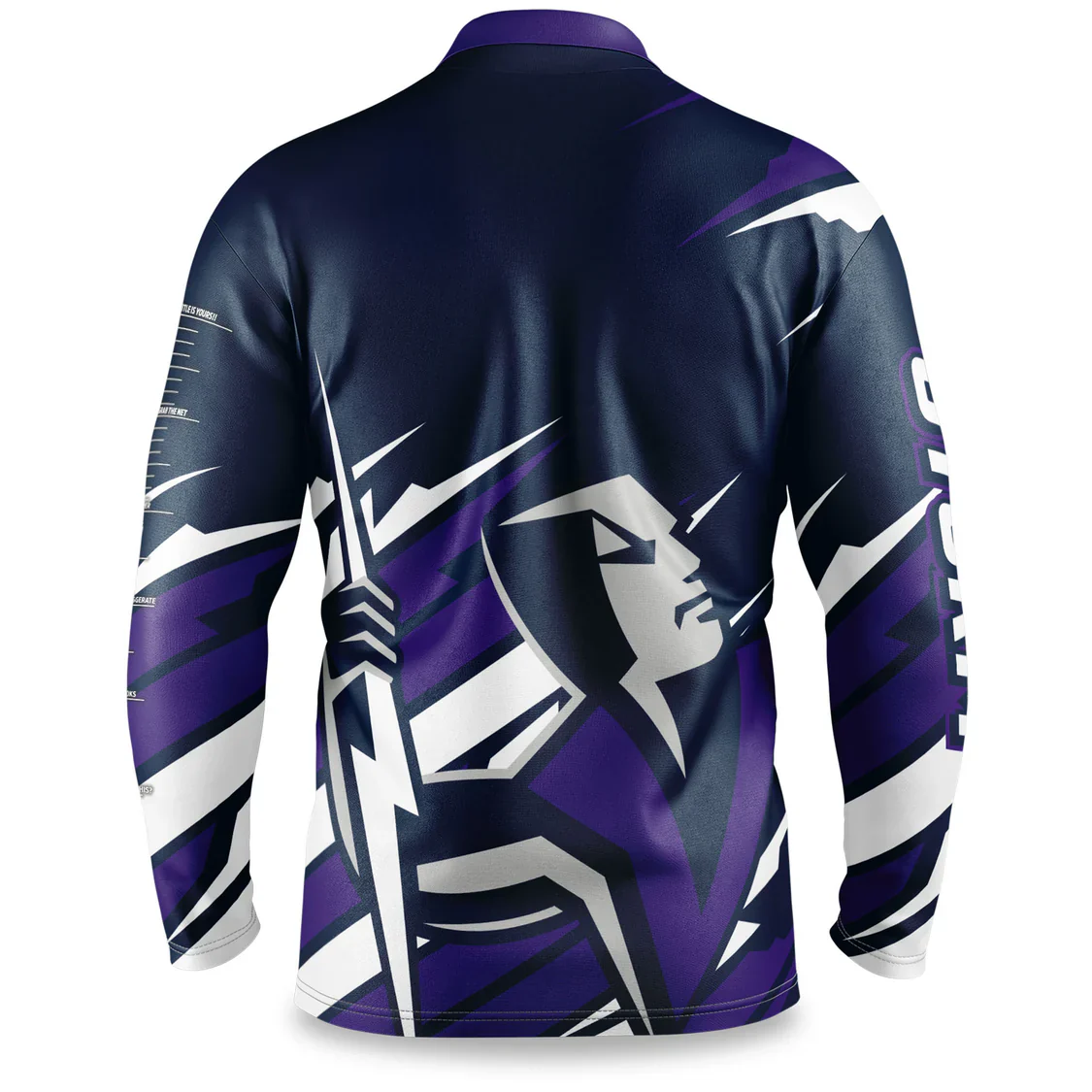 Melbourne Storm NRL Mens Ignition Fishing Shirt - Image 3