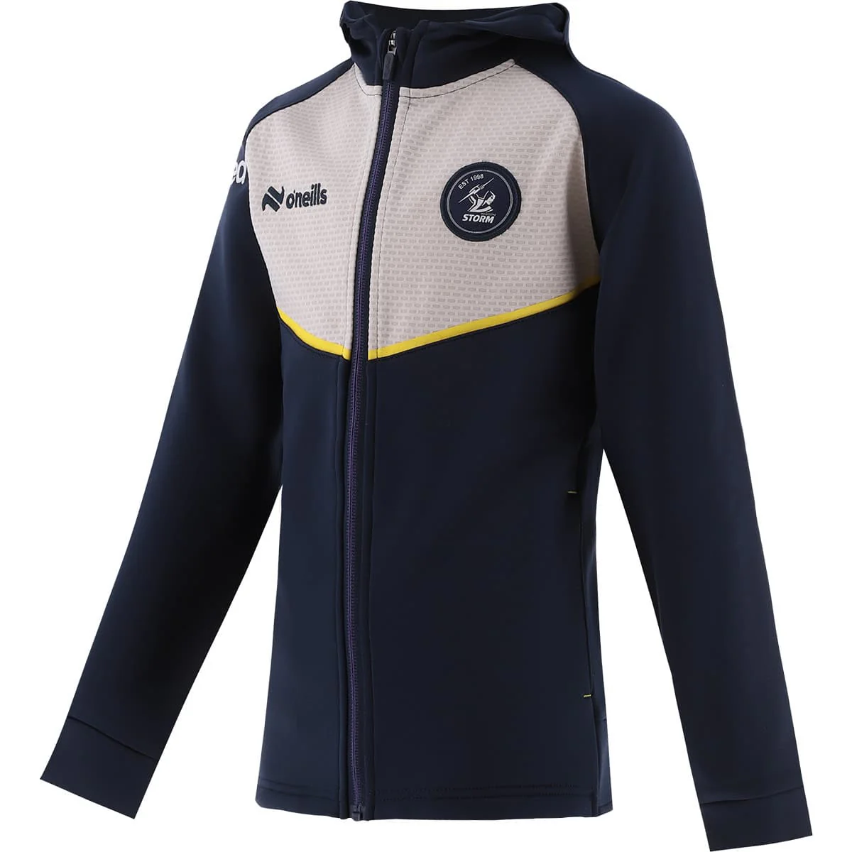Melbourne Storm 2025 NRL Kids Full Zip Hoodie