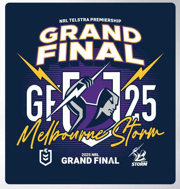 Melbourne Storm 2025 NRL Kids Grand Final Shirt - Image 2